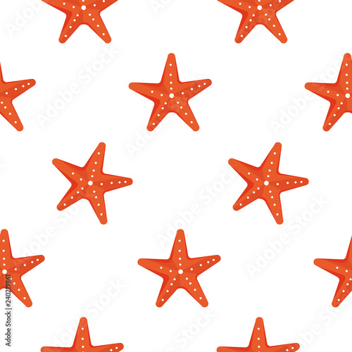 Starfish pattern seamless