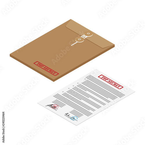 Envelope top secret