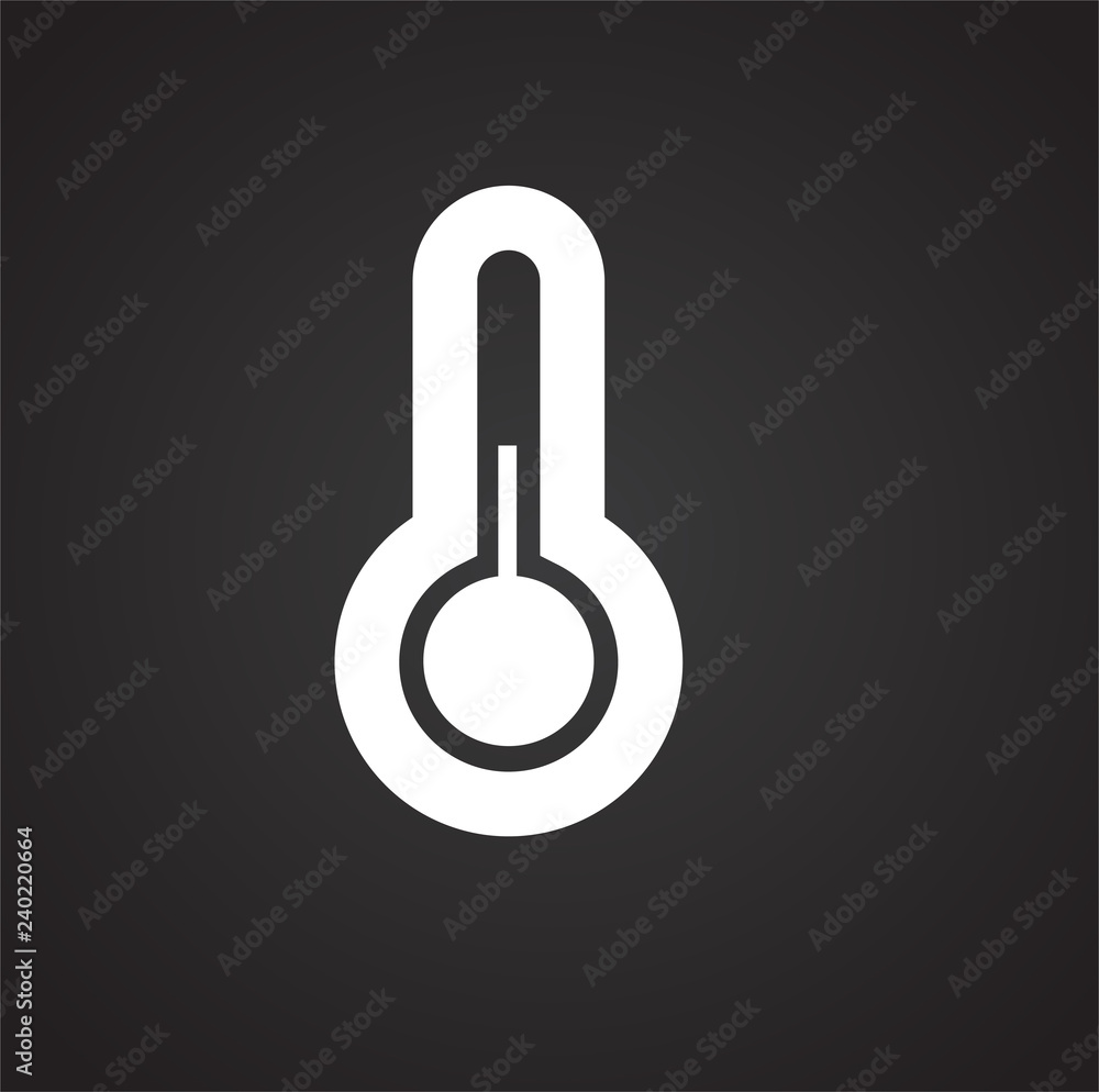 Waether temperature icon on white background for graphic and web design, Modern simple vector sign. Internet concept. Trendy symbol for website design web button or mobile app Waether temperature icon on white background for graphic and web design, Modern simple vector sign. Internet concept. Trendy symbol for website design web button or mobile app
