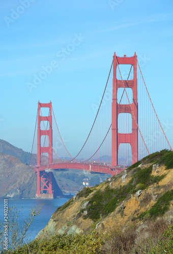Golden Gate Bridge in San-Francisco, California