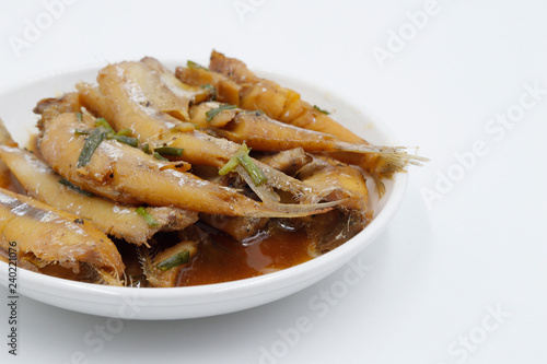 Anchovy Fish cooked with sauce