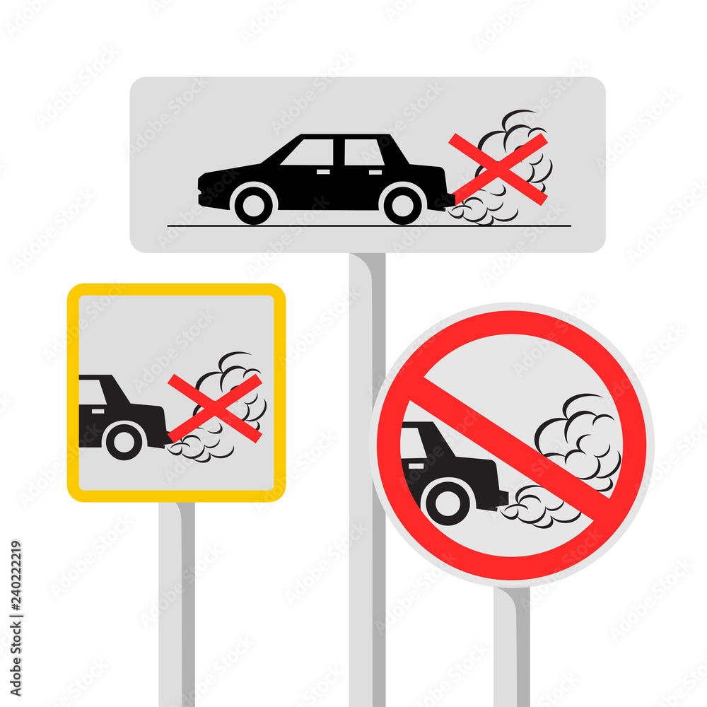 no idling road sign symbol no idling road sign symbol