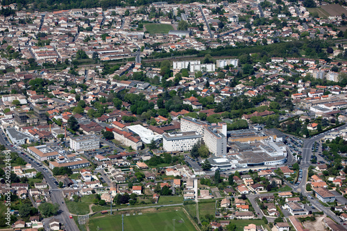 Centre Hospitalier Libourne, Gironde, Nouvelle Aquitaine, Vue Aérienne