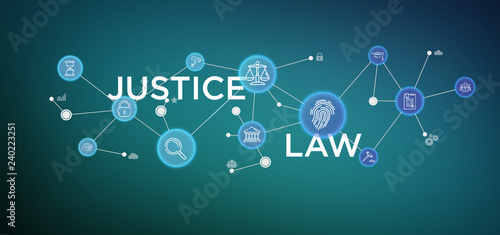 Cloud ofjustice and law icon bubble with data 3d rendering