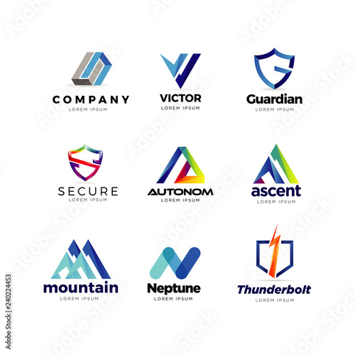 Abstract Colorful Creative Digital Logo