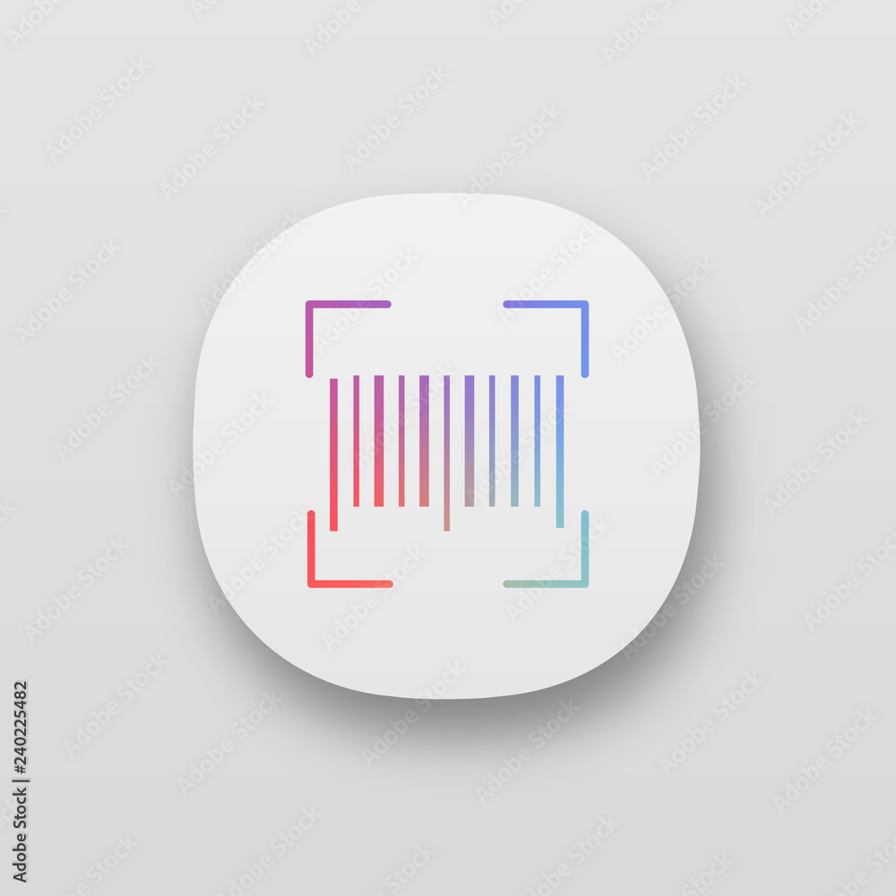 Traditional barcode app icon Traditional barcode app icon