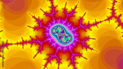 Flight thru the amazing fractal abstract colorful background fractal high resolution