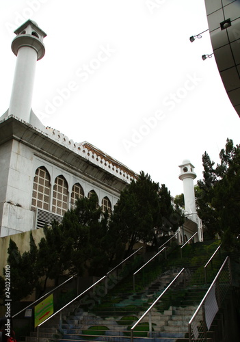 Canvas Print Masjid in the city scene.