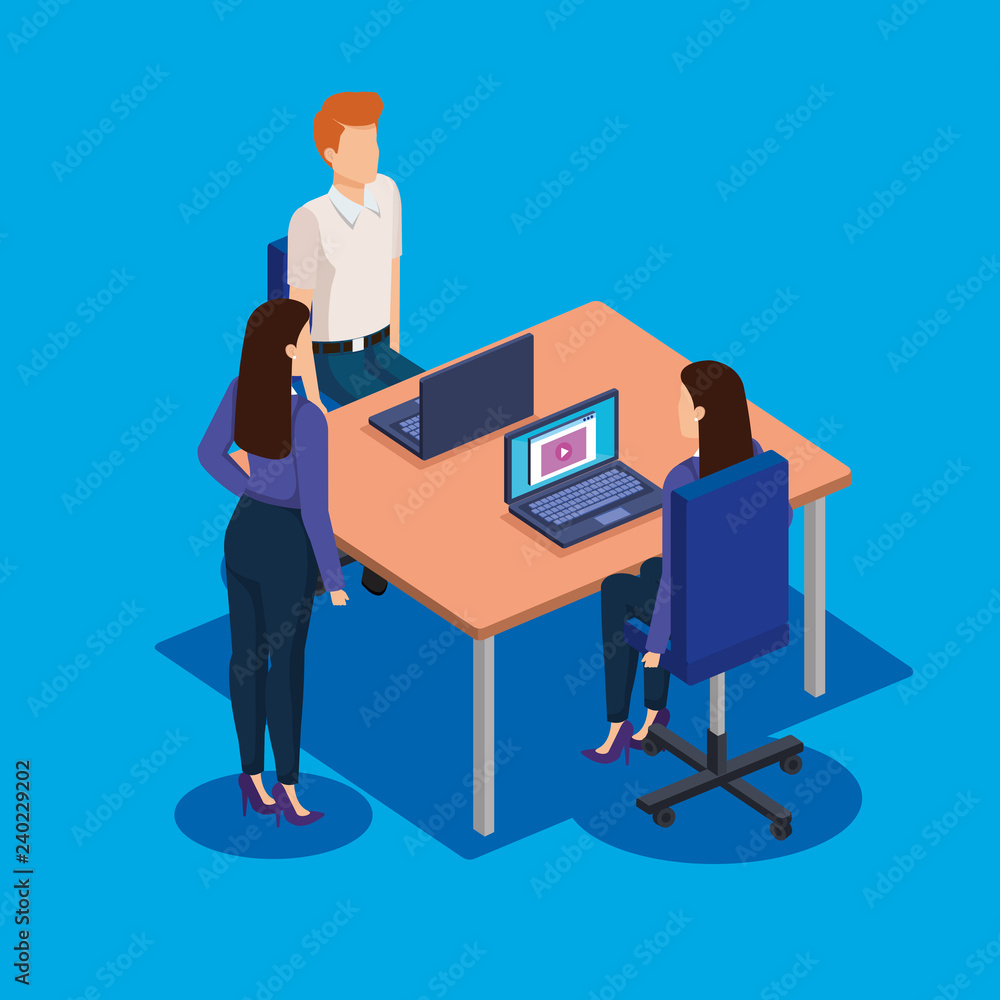 business people in the workplace