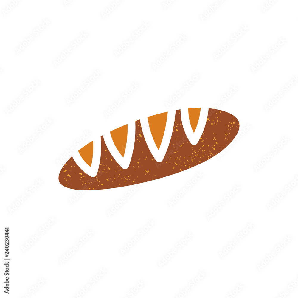 Bread bakery logo, bread ICON VECTOR isolated on white background Bread bakery logo, bread ICON VECTOR isolated on white background