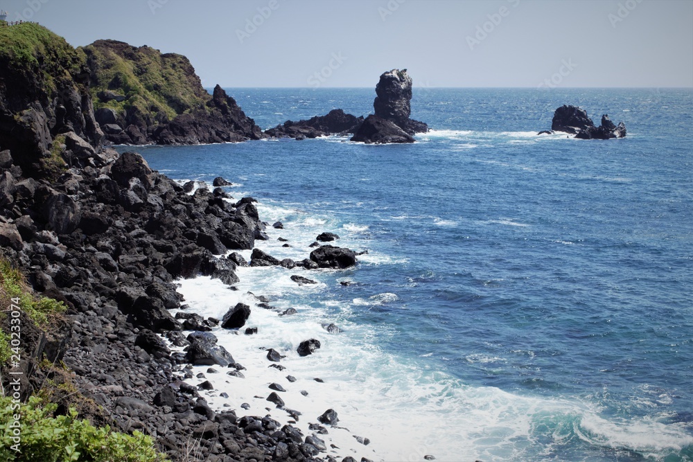 Fototapeta premium Seopjikoji in Jeju, Korea