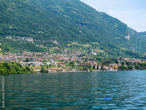 Italinen Lombardai, Comer See, Lago di Como, Provinz Como, Blick auf Tremezzina
