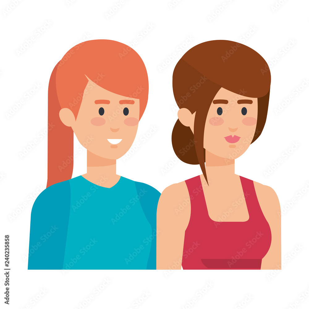 group of businesswomen avatars characters group of businesswomen avatars characters