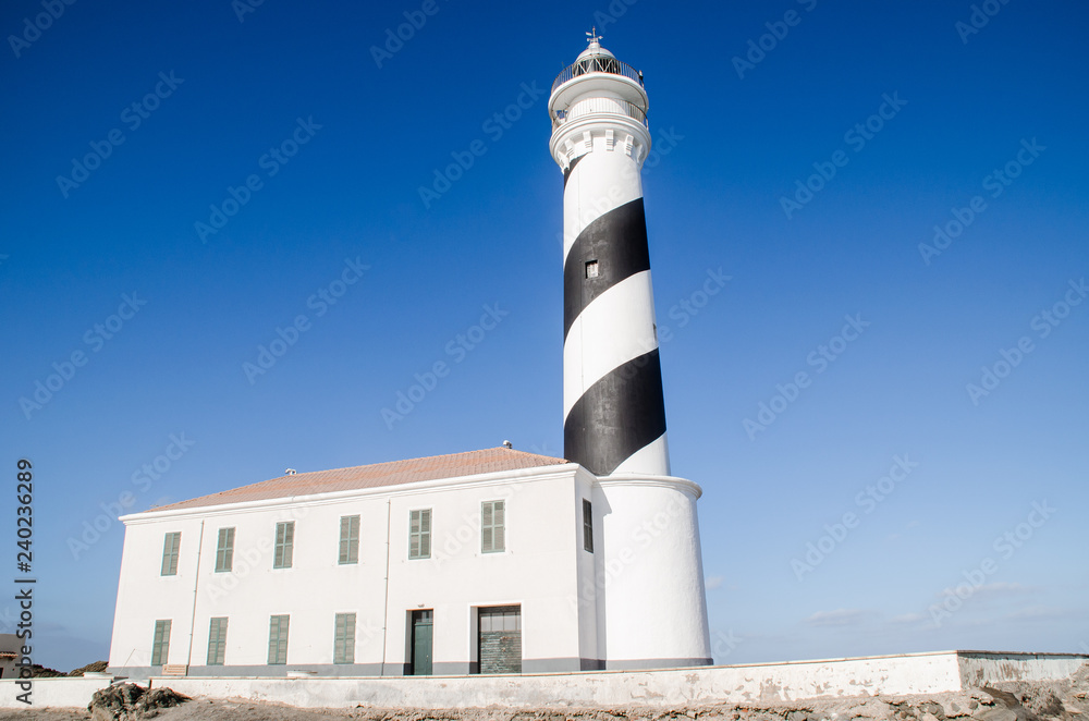 Photograph of one of the lighthouses of Menorca
