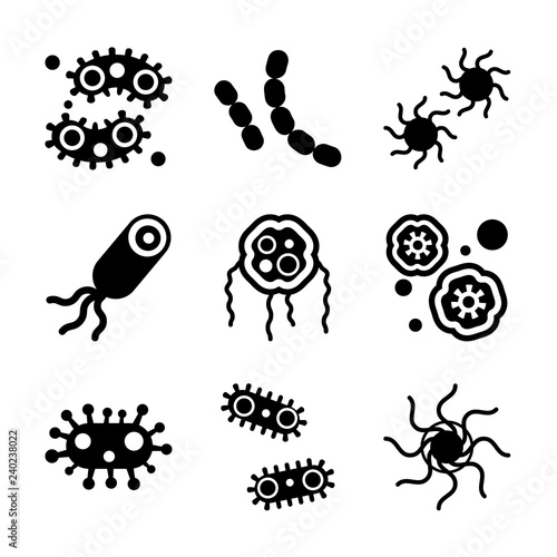 Bactery Icon Set