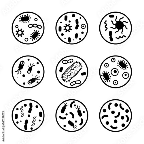 Bactery Icon Set