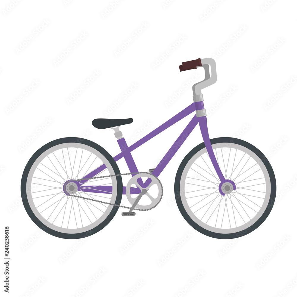 Fototapeta premium bicycle vehicle isolated icon