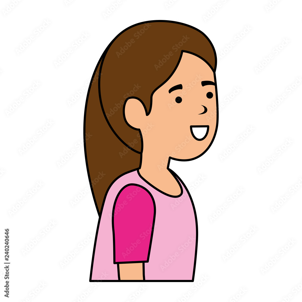 beautiful and young woman character beautiful and young woman character