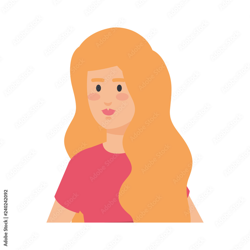beautiful and young woman character beautiful and young woman character