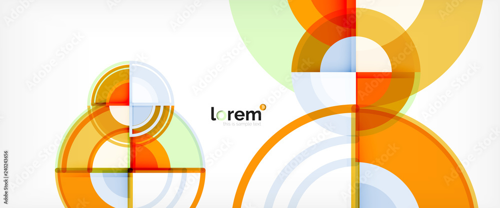 Obraz premium Modern geometric abstract background