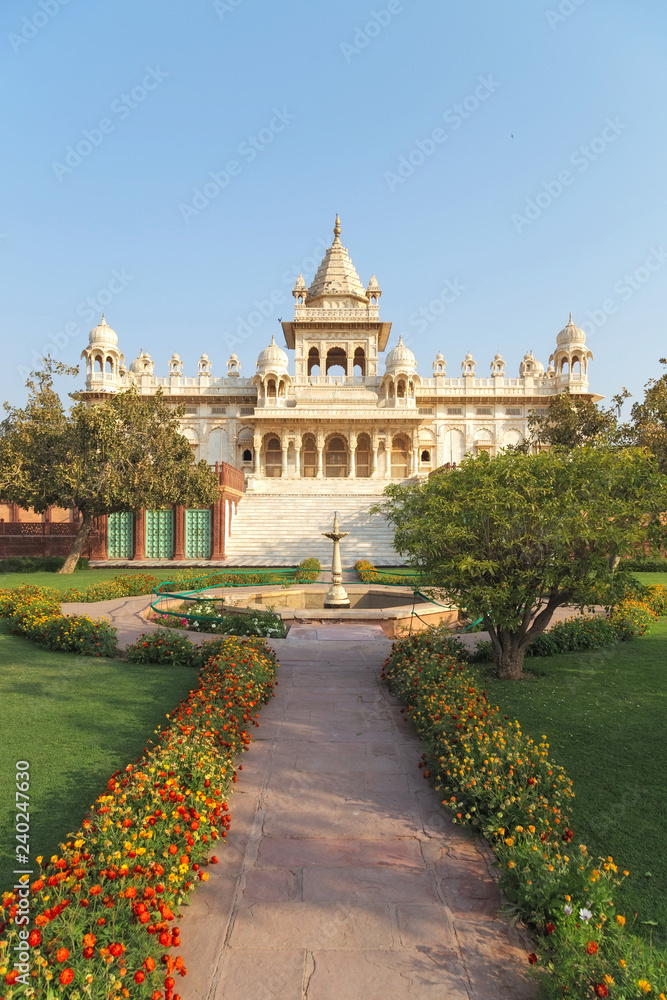 Fototapeta premium Jaswant Thada in Jodhpur, Rajasthan, India