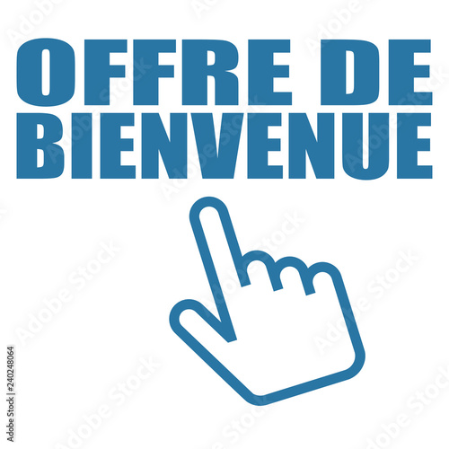 Logo offre de bienvenue.