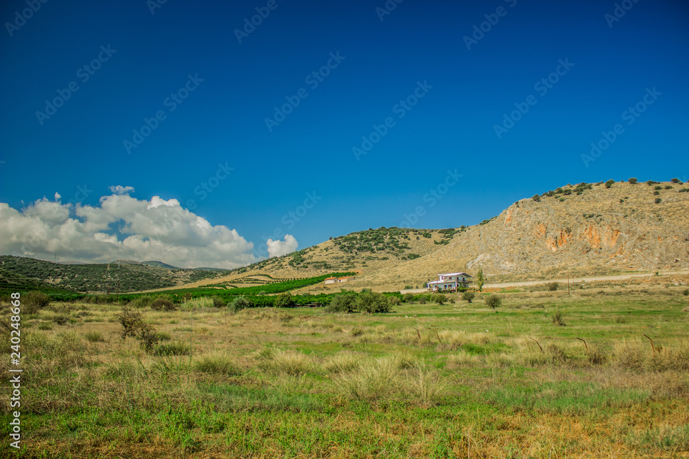 south America farmland hill and valley agricultural scenic summer natural environment landscape
