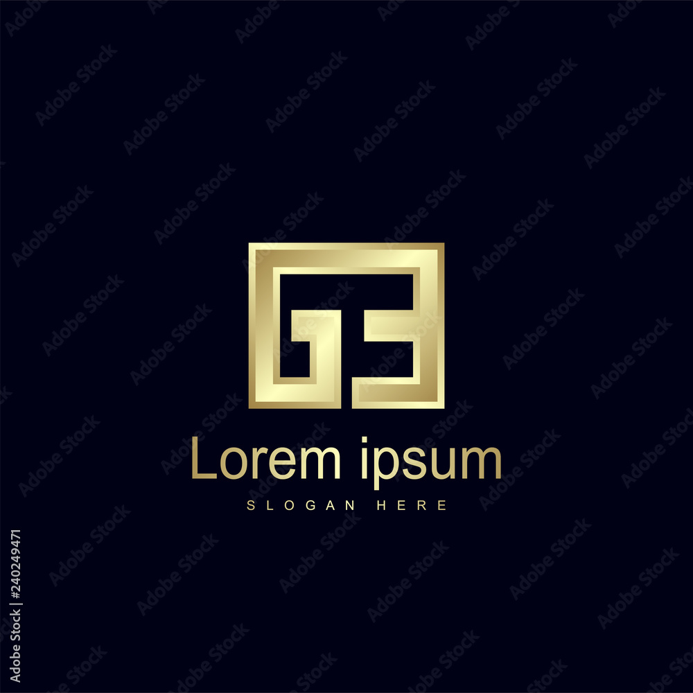 Initial Letter GE Logo Template Vector Design Initial Letter GE Logo Template Vector Design