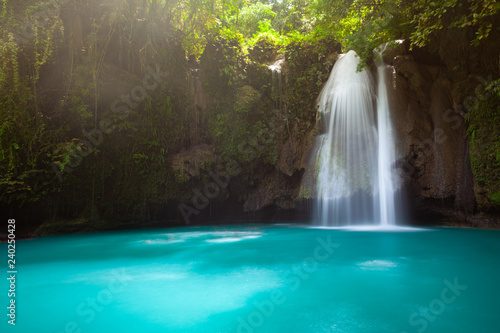 The Kawasan Falls, Cebu, Philippines