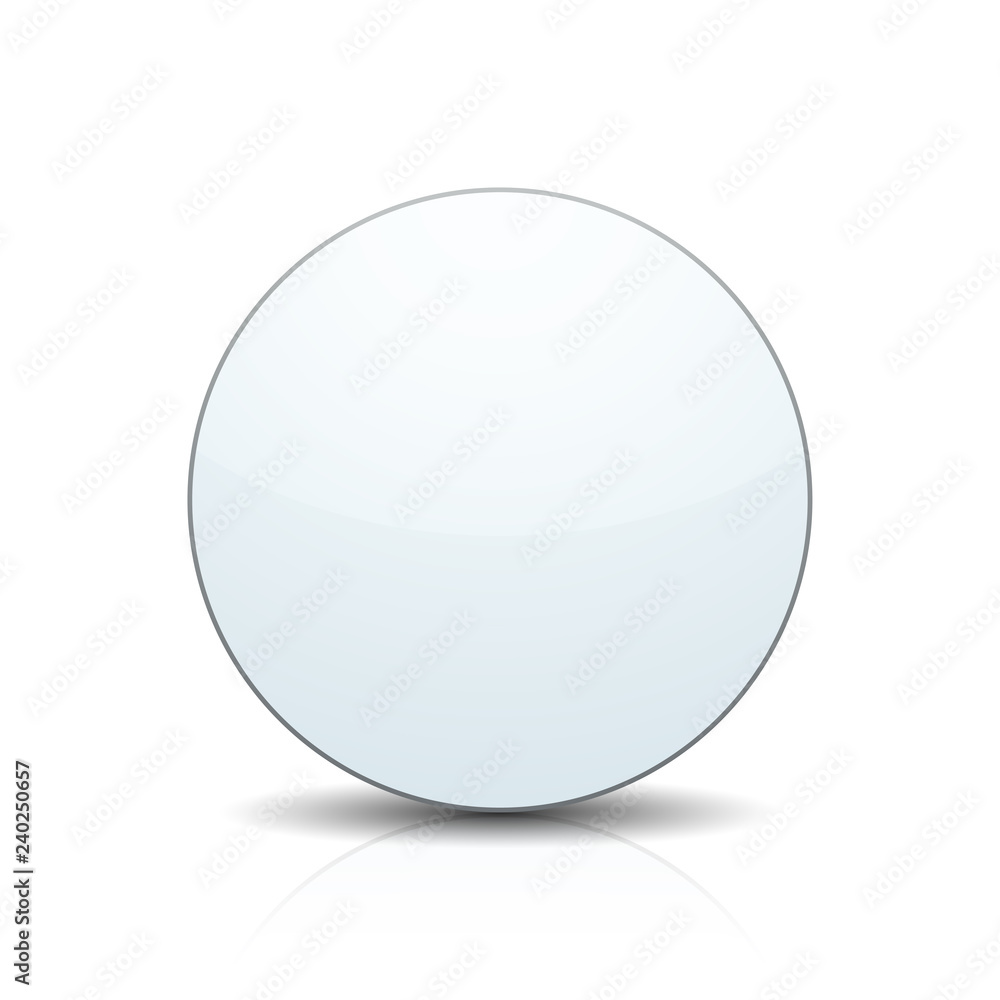 Clean Empty button illustration Clean Empty button illustration