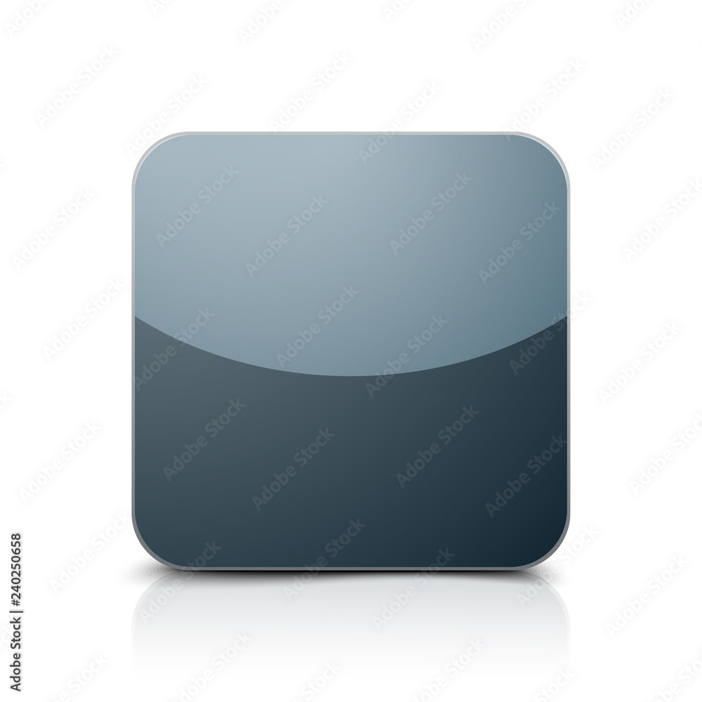 Clean Empty button illustration Clean Empty button illustration