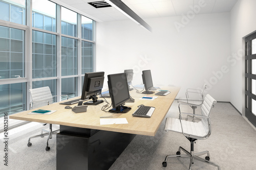 Common Computer Workplace Design (conception) - 3d visualization © 4th Life Photography