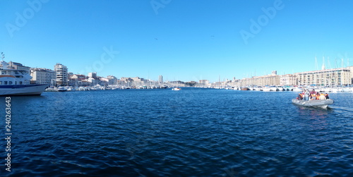 Vieux port de Marseille, sud de la France 