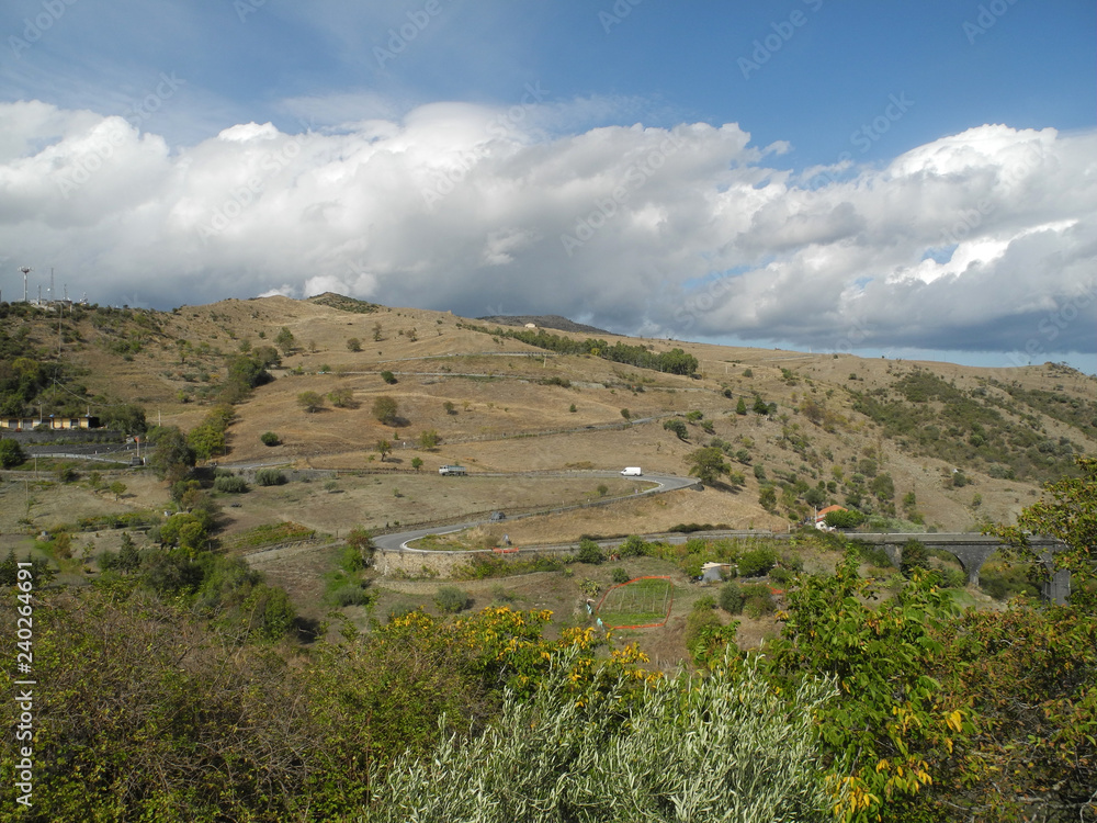 Fototapeta premium Landschaft am Ätna