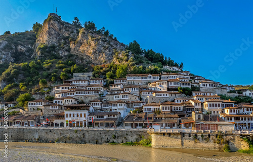 Mountain Berat village Albania