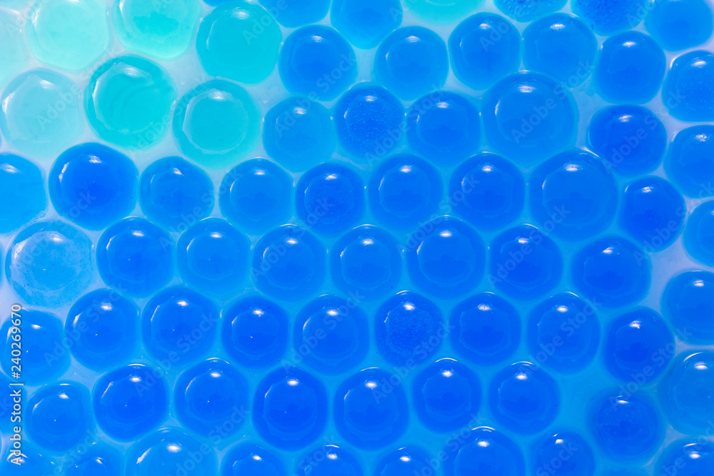 Abstract background with hydrogel balls	