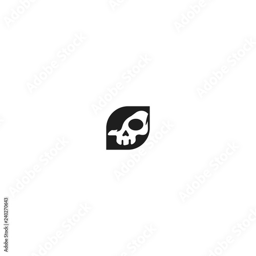 skull idea logo