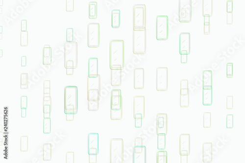 Background abstract handphone or mobilephone, hand drawn for design, graphic resource. Cover, style, details & pattern.