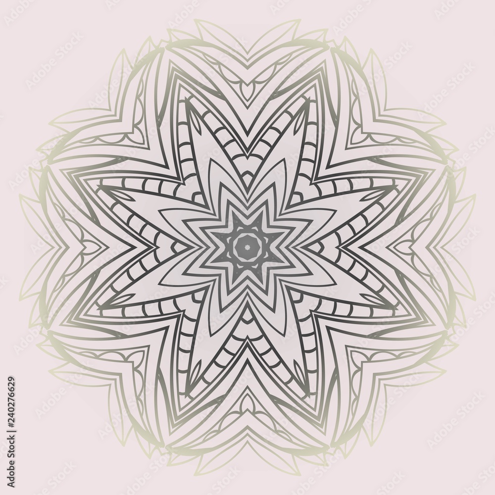 Indian floral mandala pattern.Vector Henna tattoo style. Can be used for textile, greeting card, coloring book, phone case print. Indian floral mandala pattern.Vector Henna tattoo style. Can be used for textile, greeting card, coloring book, phone case print.