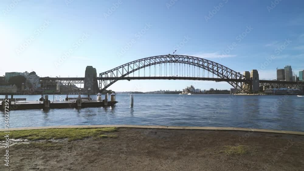 4k establishing cinematic shot of bright day light sunrise at Sydney. 4k establishing cinematic shot of bright day light sunrise at Sydney.