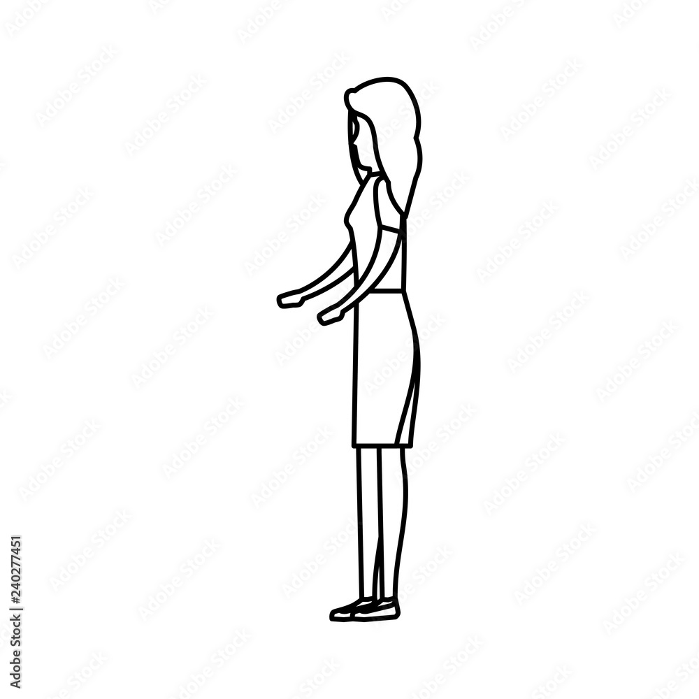 elegant businesswoman avatar character elegant businesswoman avatar character