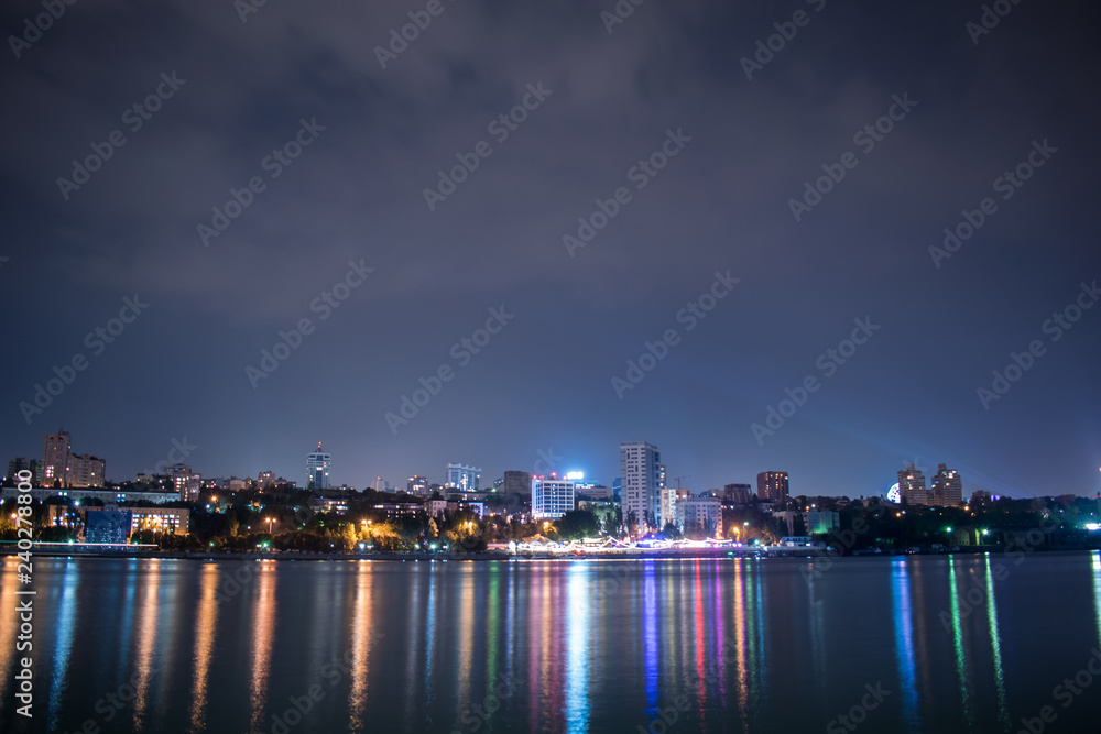 Fototapeta premium Rostov-on-Don city at night