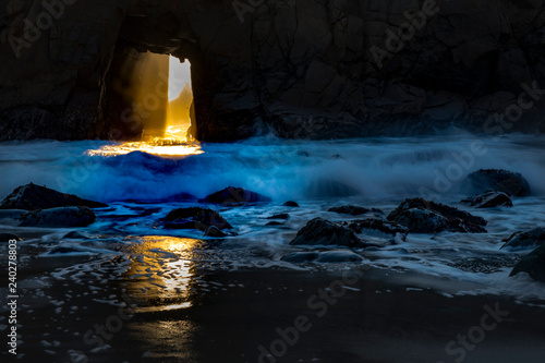 Keyhole Arch  Big Sur