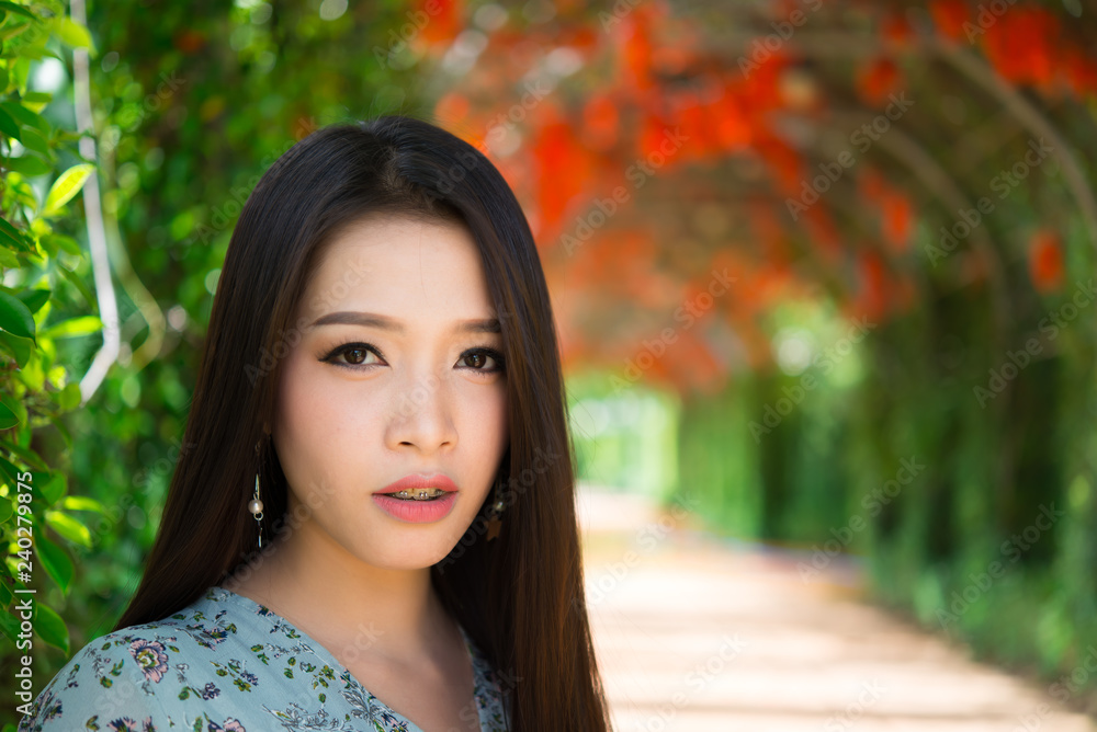 Portrait of beautiful asian woman,Thailand people,Lovely girl take a picture Portrait of beautiful asian woman,Thailand people,Lovely girl take a picture
