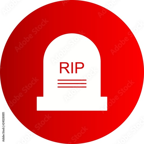 vector grave icon