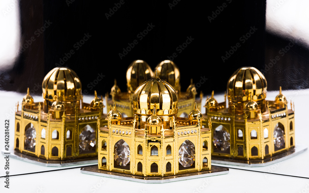 model of the golden mosque