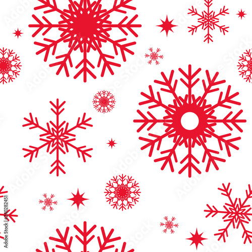 Monochrome seamless christmas