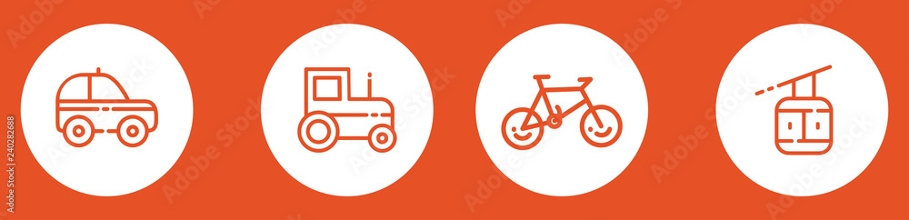 transportation icon concept transportation icon concept