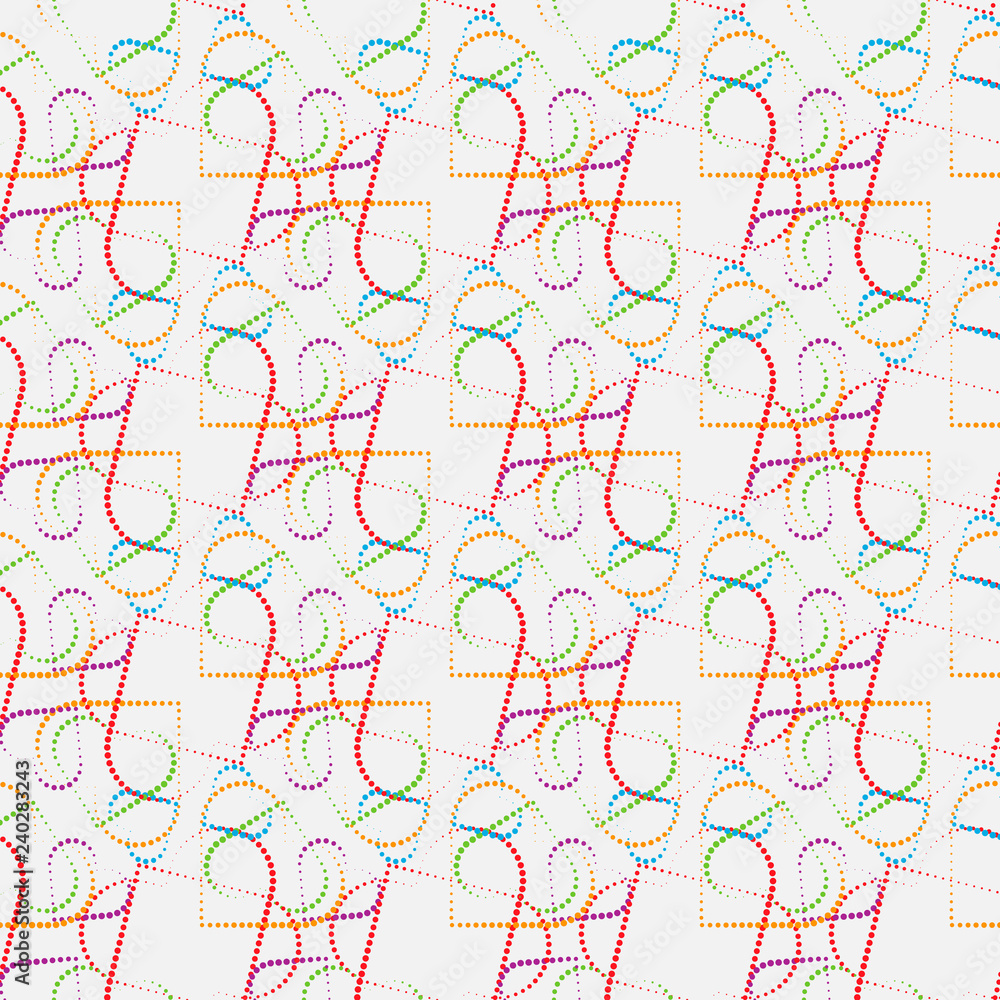 Seamless neon print. nk points, circles, lines. Dots print. Abstract seamless pattern. Seamless neon print. nk points, circles, lines. Dots print. Abstract seamless pattern.
