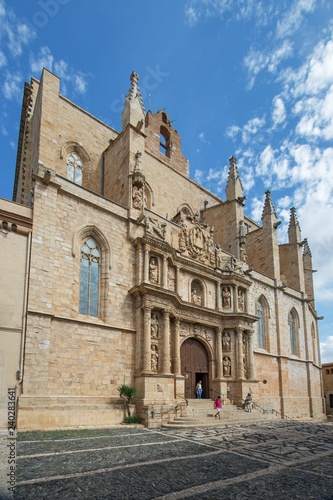 The church of Santa Maria in Montblanc town, Catalonia, Spain